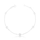 Pulseira Ponto de Luz Zircônia Veneziana