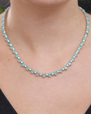 Colar Riviera Turmalina prata 925