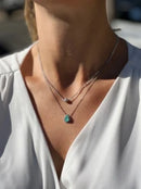 Colar Gota Colombiana e Borda Cravejada