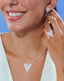 Colar Coração Shine - Prata 925