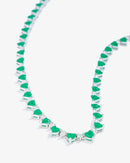 Colar Riviera Afrodite Esmeralda (42 cm - Prata 925)