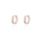 Argola corações lisos prata 925