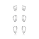 Trio Argola Cravejado