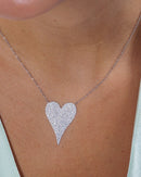 Colar Coração Shine - Prata 925