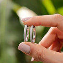 Brinco Argola 35mm Prata 925