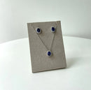 Conjunto Oval Iza Tanzanita