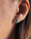 Brinco Básico em Prata 925 - Elegância Ponto de luz para Todas as Ocasiões