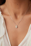 Colar Prata 925 Gotinha Fancy Yellow