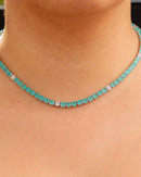 Colar Riviera Turmalina prata 925