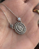 Colar Nossa Senhora das Graças em Prata 925 - Fé e Elegância