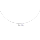 Colar inicial pedrinha