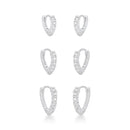 Trio Argola Cravejado