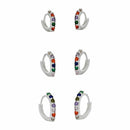 Trio Argola Cravejado