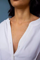 Colar corrente veneziana lisa 40 a 80cm