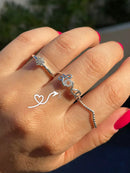 Anel Love em Prata 925