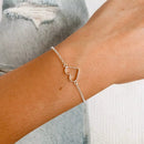 Pulseira Coração Fio