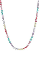 Colar Riviera 3 Garras Redonda - 3mm, Candy Color | 43 cm