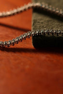 Colar Riviera Com Zircônias Água Marinha