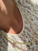 Conjunto Trevos com Zircônia Cristal em  Prata 925 Banho de Ródio Branco