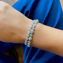 PULSEIRA FLORZINHAS ZIRCÔNIA