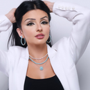 Colar Baquelite Turquesa Gota