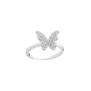 ANEL PRATA 925 CRAVEJADO BUTTERFLY