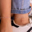 Pulseira Corrente Corações