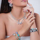 Brinco Argola Pedras