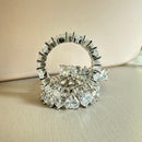 Aliança corações - Prata 925