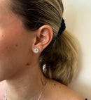 Conjunto Ponto de Luz Cravejado - Corrente Tiffany - Água marinha