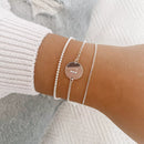 Pulseira Letra Inicial Prata - B