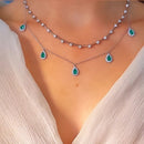 Choker Gotas Esmeralda