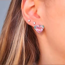 Brinco Coração Partes