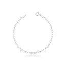 Pulseira Corrente Corações