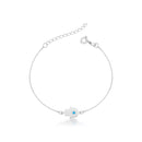 Pulseira Mão de Fátima Olho Grego