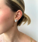 Conjunto Gota Dupla Cravação - Cristal