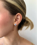 Conjunto Ponto de Luz cravejado - Corrente Tiffany - Tanzanita