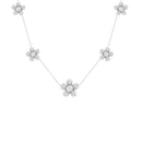 Gargantilha Flores Micro Cravação