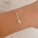 Pulseira Flor Cravejada