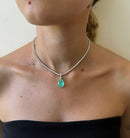 Pingente Gota - Esmeralda Colombiana