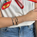 BRACELETE PRATA 925 PONTEIRAS PONTO DE LUZ