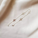 Pulseira 4 Trevos Lisos Prata