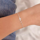 Pulseira Flor Cravejada