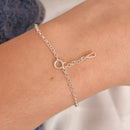 Pulseira Olho Grego Azul Cravejado