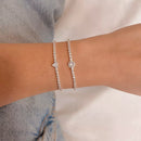 Pulseira Riviera Charme Coração de Prata