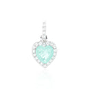 Pingente Coração Liz - Esmeralda Colombiana
