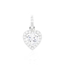 Pingente Coração Liz - Cristal
