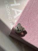 Pingente Ted com Zircônia (Para Pulseira) em Prata 925 Banho em Ródio Branco