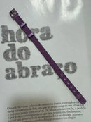 Pulseira Relógio de Inox Roxo (Para colocar Pingentes)