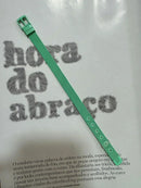 Pulseira Relógio de Inox Verde (Para colocar Pingentes)